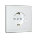 Tapa con protección para base schuko Apolo 5000 blanco mate Efapel – ref. 50632TBM