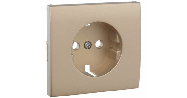 Tapa con protección para base schuko Apolo 5000 marfil Efapel – ref. 50632TMF