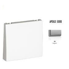 Tapa para salida de cables Apolo 5000 plata Efapel – ref. 50671TPR