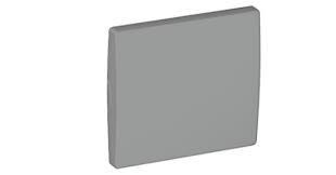 Tapa ciega Apolo 5000 plata Efapel – ref. 50677TPR