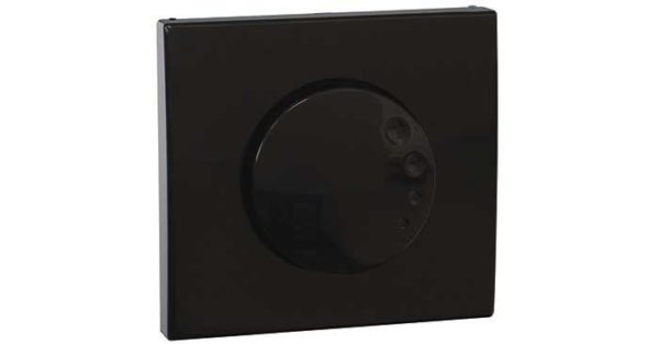 Tapa para regulador de luz rotativo Apolo 5000 negro mate Efapel – ref. 50721TPM