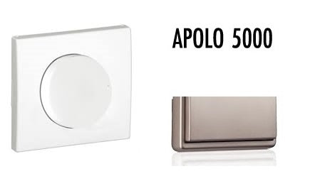 Tapa para regulador de luz rotativo Apolo 5000 platino Efapel – ref. 50721TPL