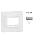 Tapa para interruptor horario digital de 1 circuito Apolo 5000 plata Efapel – ref. 50743TPR