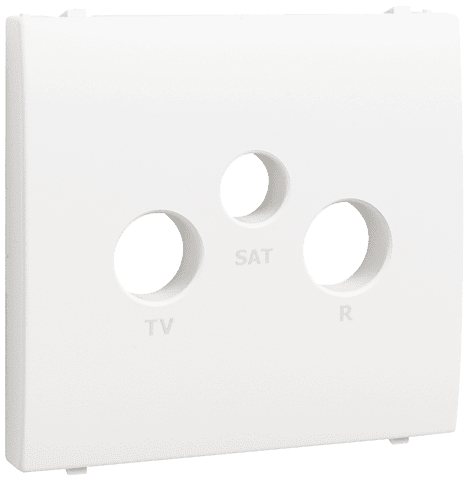 Tapa para toma de antena R-TV-SAT Apolo 5000 blanco mate Efapel – ref. 50775TBM