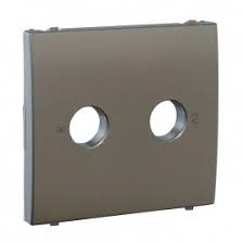 Tapa para toma de antena R-TV Apolo 5000 grafito Efapel – ref. 50776TGR