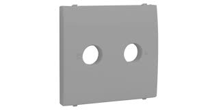 Tapa para toma de antena R-TV Apolo 5000 plata Efapel – ref. 50776TPR