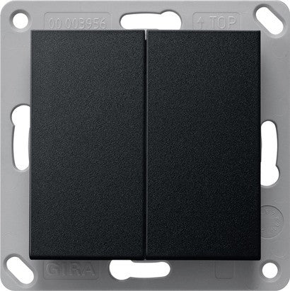 Transmisor de pared RF de 2 elementos para KNX Gira – 7 colores