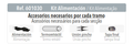 Kit de alimentación para hilo luminoso