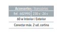 Alimentador 230 V - 24 V para cortina LED