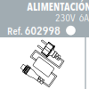 Cable de alimentación para guirnaldas LED