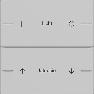 Juego de tecla basculante de 2 elementos personalizable para sensor táctil 4.55 Gira – 8 colores
