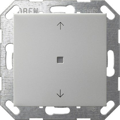 Pulsador con tecla basculante de 1 elemento y símbolos de flecha para Gira One y KNX System 55 Gira – 8 colores