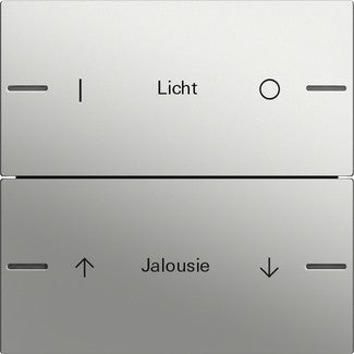 Juego de tecla basculante de 2 elementos personalizable para sensor táctil 4.55 Gira – 8 colores
