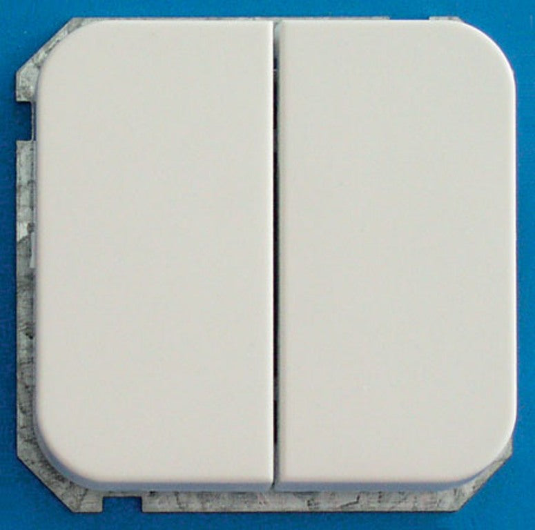 Doble conmutador Ceese serie 800 blanco