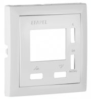 Tapa para interruptor horario digital de 2 circuitos Logus 90 blanco Efapel – ref. 90744TBR