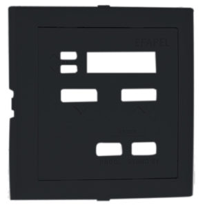 Tapa para mando general de persianas con infrarrojos Apolo 5000 negro mate Efapel – ref. 50311TPM