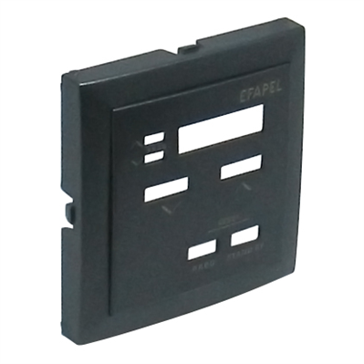 Tapa para mando general de persianas con infrarrojos Logus 90 grafito Efapel – ref. 90311TIS