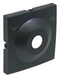 Tapa para pulsador con llave Logus 90 negro mate Efapel – ref. 90351TPM