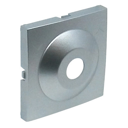 Tapa para pulsador con llave Logus 90 aluminio Efapel – ref. 90351TAL