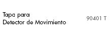 Tapa para detector de movimiento Logus 90 blanco Efapel – ref. 90401TBR