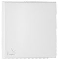 Tecla simple con símbolo de campana Logus 90 blanco Efapel – ref. 90605TBR