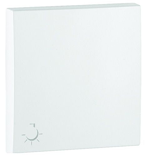 Tecla simple con símbolo de luz Logus 90 blanco Efapel – ref. 90607TBR