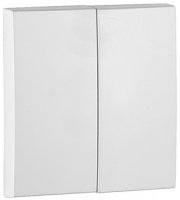 Tecla para mecanismo de doble función Logus 90 blanco Efapel – ref. 90614TBR