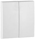 Tecla doble Logus 90 blanco Efapel – ref. 90611TBR