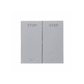 Teclas para interruptor de persiana Logus 90 aluminio Efapel – ref. 90613TAL