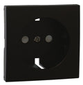 Tapa con protección para base schuko Logus 90 negro mate Efapel – ref. 90632TPM