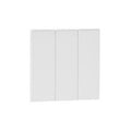 Tecla triple Logus 90 blanco Efapel – ref. 90661TBR