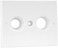 Tapa para toma de TV multimarca de 2 salidas Logus 90 blanco Efapel – ref. 90685TBR