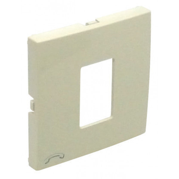 Tapa para toma de teléfono Logus 90 marfil Efapel – ref. 90712TMF