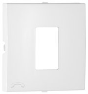 Tapa para toma de teléfono Logus 90 blanco Efapel – ref. 90712TBR