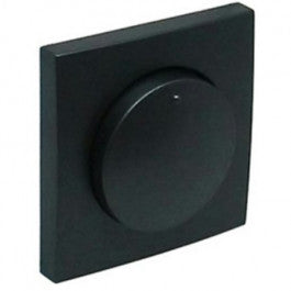 Tapa para regulador de luz rotativo Logus 90 negro mate Efapel – ref. 90721TPM