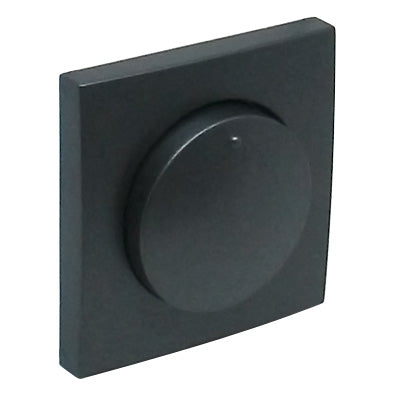 Tapa para regulador de luz rotativo Logus 90 grafito Efapel – ref. 90721TIS