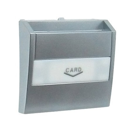Tapa para interruptor tarjetero Logus 90 aluminio Efapel – ref. 90731TAL