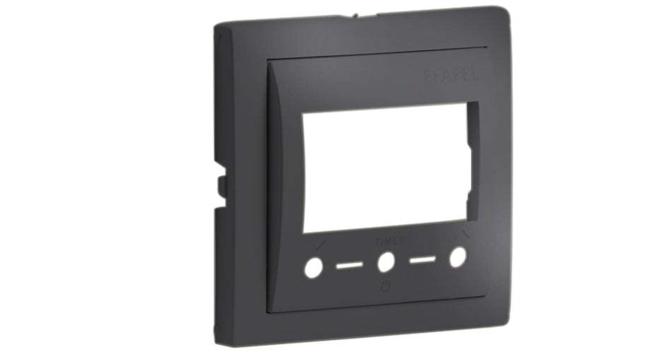 Tapa para termostato multifunción Logus 90 blanco Efapel – ref. 90749TBR