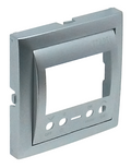 Tapa para interruptor horario digital de 1 circuito Logus 90 aluminio Efapel – ref. 90743TAL