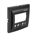 Tapa para interruptor horario digital de 2 circuitos Logus 90 negro mate Efapel – ref. 90744TPM