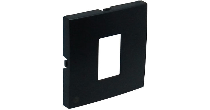 Tapa para toma RJ45 Logus 90 negro mate Efapel – ref. 90751TPM