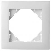 Marco de 1 elemento Logus 90 Base blanco Efapel – ref. 90910TBR