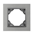 Marco de 1 elemento Logus 90 Animato aluminio Efapel – ref. 90910TAA