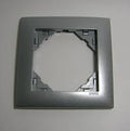 Marco de 1 elemento Logus 90 Aquarella aluminio Efapel – ref. 90910TAL