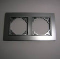 Marco de 2 elementos Logus 90 Animato aluminio Efapel – ref. 90920TAA