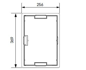 Caja de suelo 24 módulos Efapel
