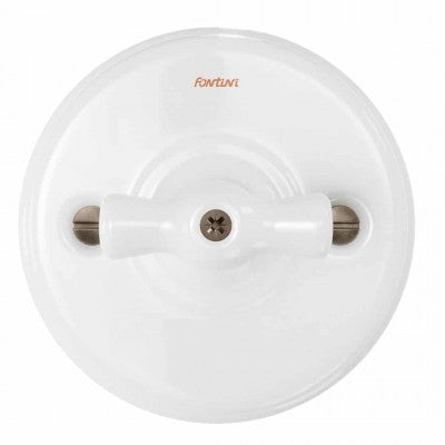 Adaptador para tubo en peana color marrón Ø20mm Fontini