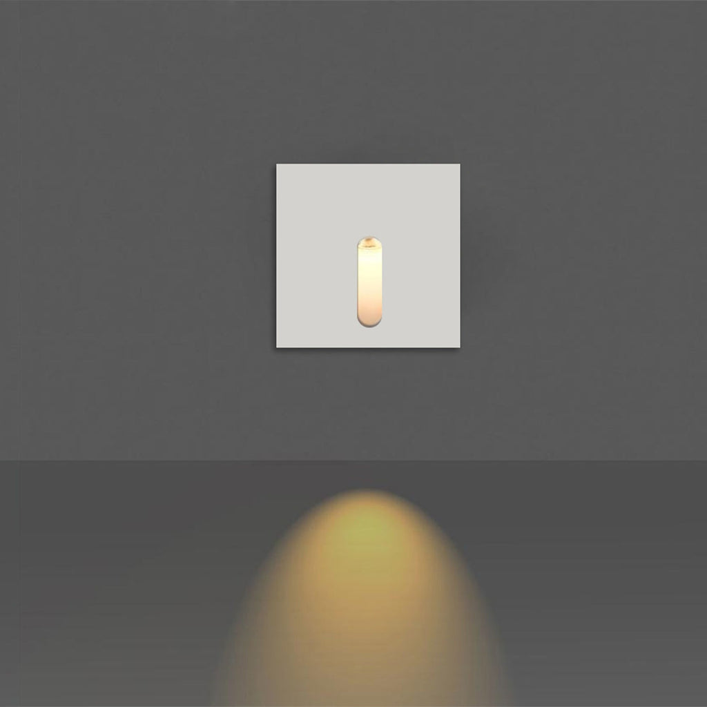 Aplique LED de cortesía cuadrado Advance de 3 W
