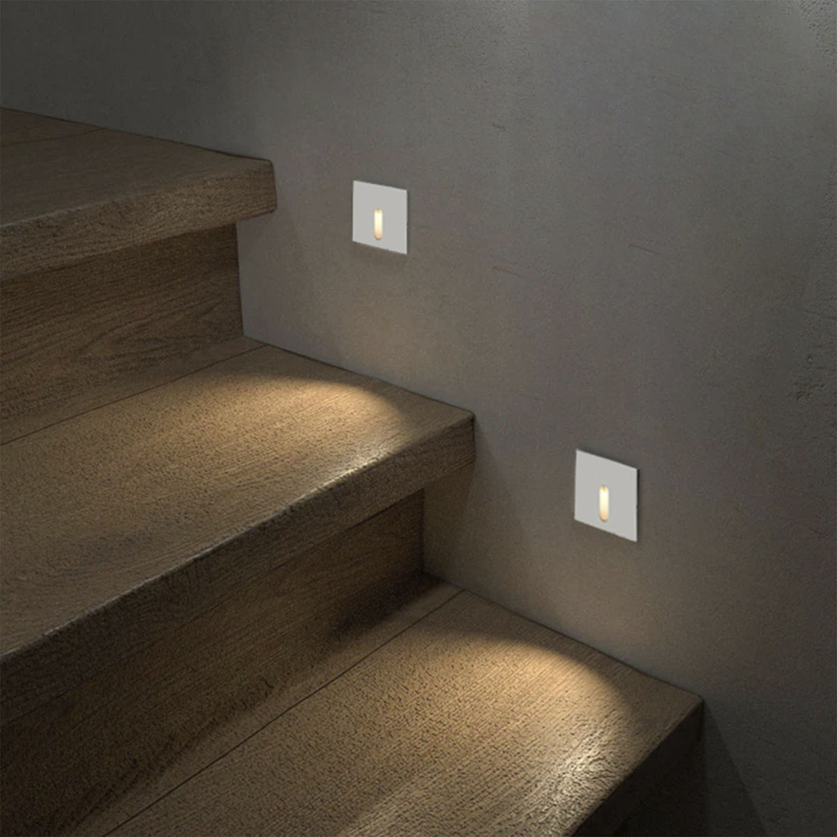 Aplique LED de cortesía cuadrado Advance de 3 W