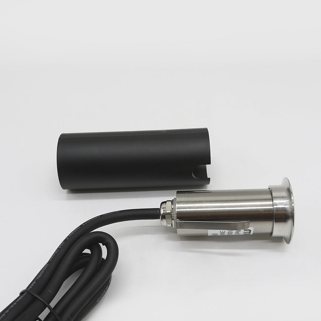 Foco LED empotrable de suelo de acero inoxidable Advance de 3 W